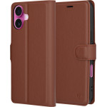 Techsuit - Leather Folio - iPhone 16 Plus - Brown