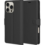 Techsuit - Leather Folio - iPhone 16 Pro Max - Black