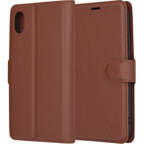 Techsuit - Leather Folio - iPhone XR - Brown