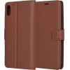 Techsuit - Leather Folio - iPhone XS Max - Brown