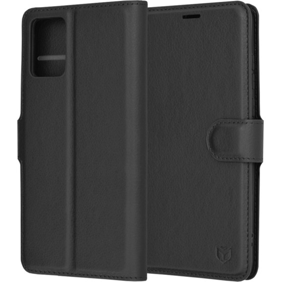 Techsuit - Leather Folio - Motorola Edge 30 Neo - Black