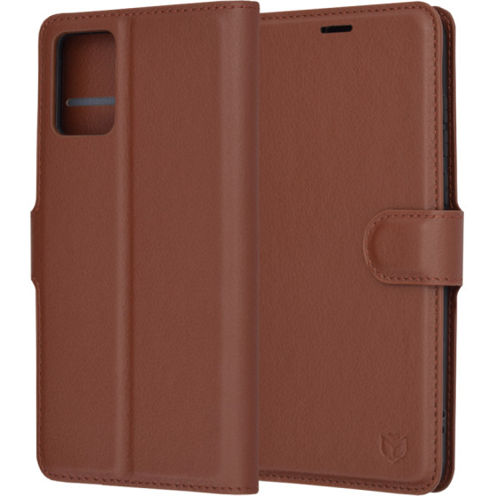Techsuit - Leather Folio - Motorola Edge 30 Neo - Brown