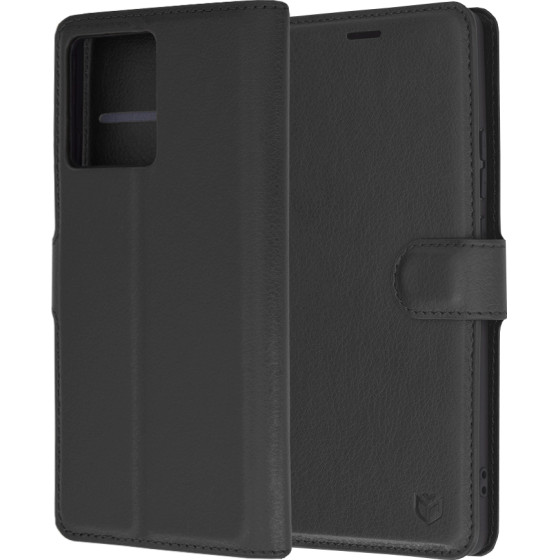 Techsuit - Leather Folio - Motorola Edge 50 Ultra - Black