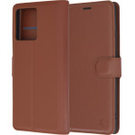 Techsuit - Leather Folio - Motorola Edge 50 Ultra - Brown