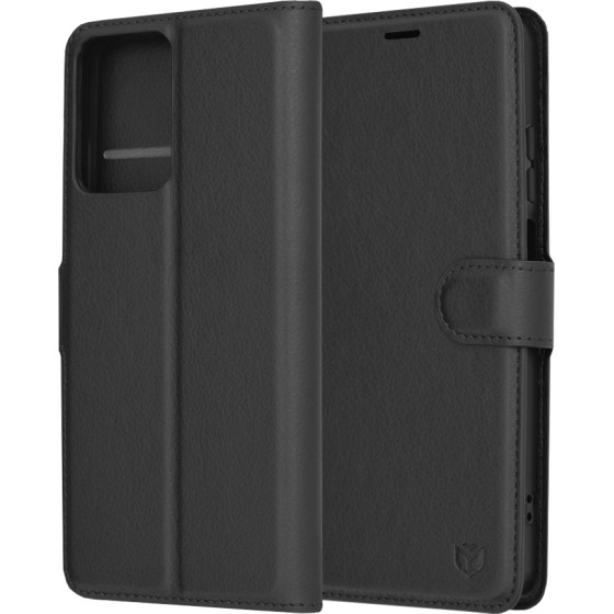 Techsuit - Leather Folio - Motorola Moto G04 / Moto G04s / Moto G24 / Moto E14 - Black