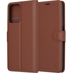 Techsuit - Leather Folio - Motorola Moto G04 / Moto G04s / Moto G24 / Moto E14 - Brown