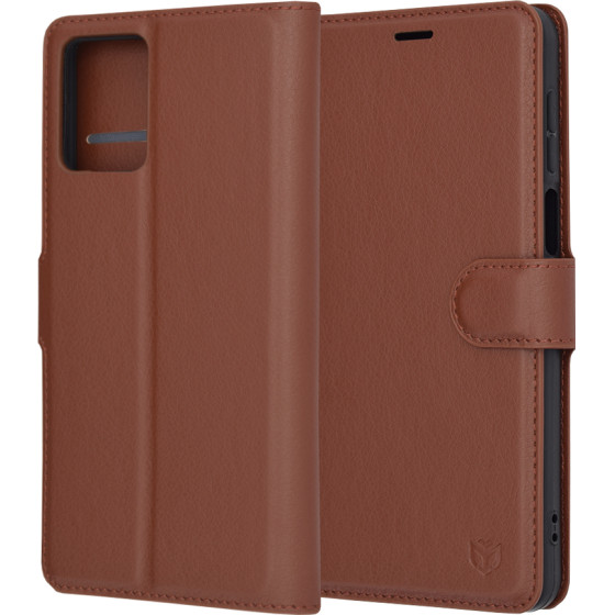 Techsuit - Leather Folio - Motorola Moto G14 - Brown