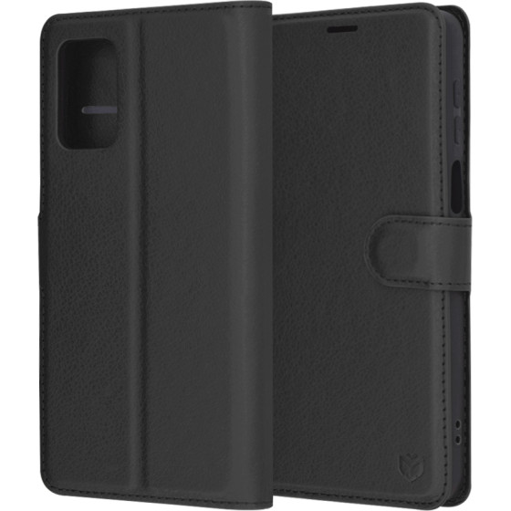 Techsuit - Leather Folio - Motorola Moto G55 - Black