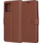 Techsuit - Leather Folio - Motorola Moto G72 - Brown