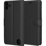 Techsuit - Leather Folio - Nothing CMF Phone 1 - Black
