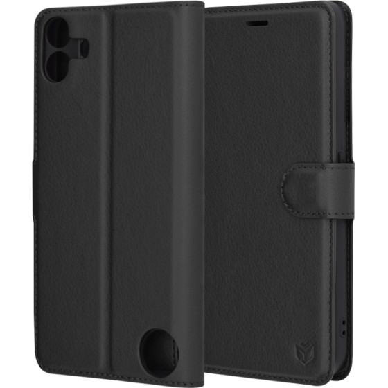 Techsuit - Leather Folio - Nothing CMF Phone 1 - Black