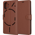 Techsuit - Leather Folio - Nothing Phone (2) - Brown