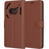 Techsuit - Leather Folio - Nothing Phone (2a) / (2a) Plus - Brown