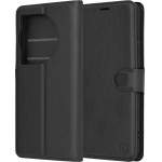 Techsuit - Leather Folio - OnePlus 12 - Black