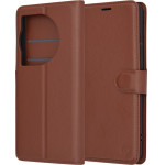 Techsuit - Leather Folio - OnePlus 12 - Brown