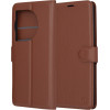 Techsuit - Leather Folio - OnePlus 12R - Brown