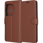 Techsuit - Leather Folio - OnePlus 12R - Brown