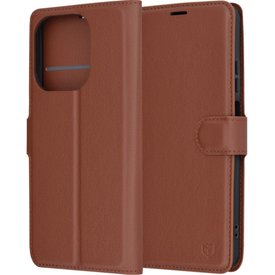 Techsuit - Leather Folio - Oppo A40 4G / A60 5G - Brown