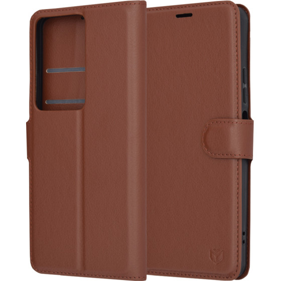 Techsuit - Leather Folio - Oppo A79 5G / OnePlus Nord N30 SE - Brown