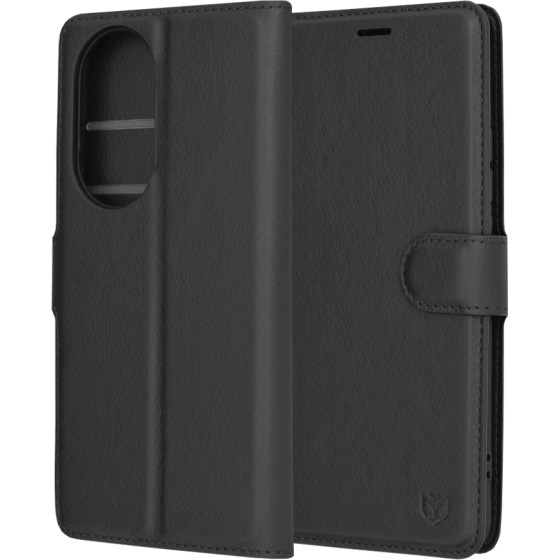 Techsuit - Leather Folio - Oppo Reno10 / Reno10 Pro - Black