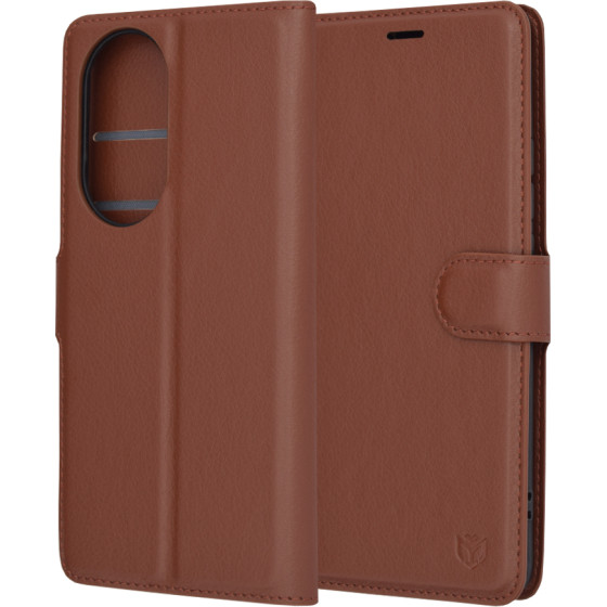 Techsuit - Leather Folio - Oppo Reno10 / Reno10 Pro - Brown