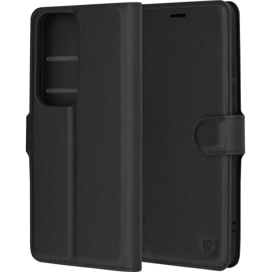 Techsuit - Leather Folio - Oppo Reno12 Pro - Black
