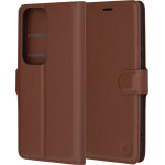 Techsuit - Leather Folio - Oppo Reno12 Pro - Brown
