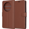 Techsuit - Leather Folio - Realme 12 Pro / 12 Pro+ - Brown