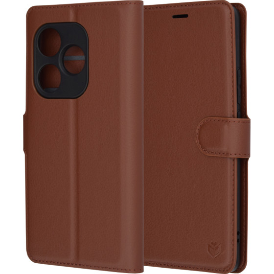Techsuit - Leather Folio - Realme GT 6 / GT 6T - Brown