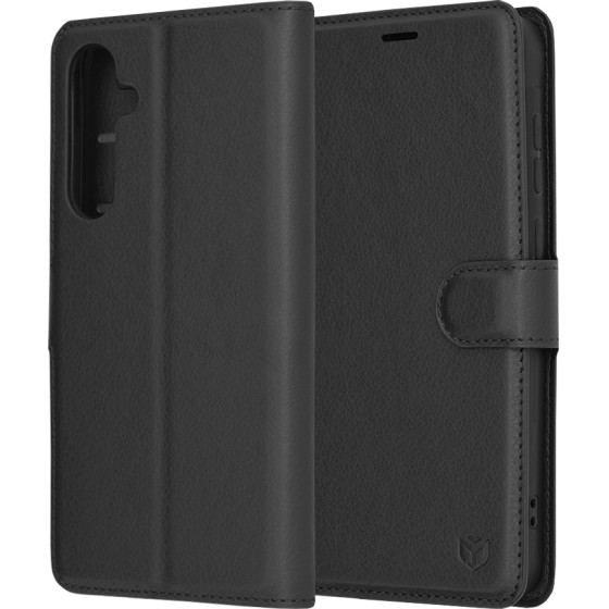 Techsuit - Leather Folio - Samsung Galaxy A55 5G - Black