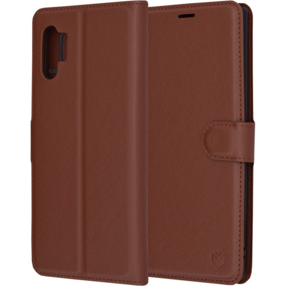 Techsuit - Leather Folio - Samsung Galaxy Note 10 Plus / Note 10 Plus 5G - Brown