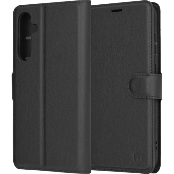 Techsuit - Leather Folio - Samsung Galaxy S23 FE - Black