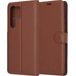 Techsuit - Leather Folio - Samsung Galaxy S23 Ultra - Brown