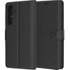 Techsuit - Leather Folio - Samsung Galaxy S24 FE - Black