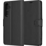 Techsuit - Leather Folio - Samsung Galaxy S24 Plus - Black