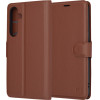 Techsuit - Leather Folio - Samsung Galaxy S24 Plus - Brown