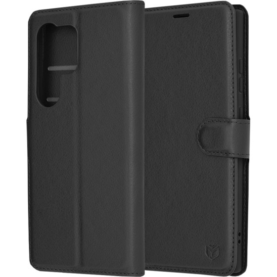 Techsuit - Leather Folio - Samsung Galaxy S24 Ultra - Black