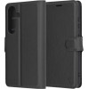 Techsuit - Leather Folio - Samsung Galaxy S25 - Black