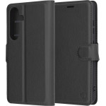 Techsuit - Leather Folio - Samsung Galaxy S25 - Black