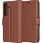 Techsuit - Leather Folio - Samsung Galaxy S25 - Brown