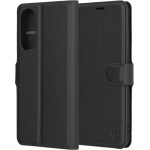 Techsuit - Leather Folio - Samsung Galaxy S25 Edge - Black