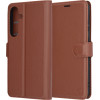 Techsuit - Leather Folio - Samsung Galaxy S25 Plus - Brown