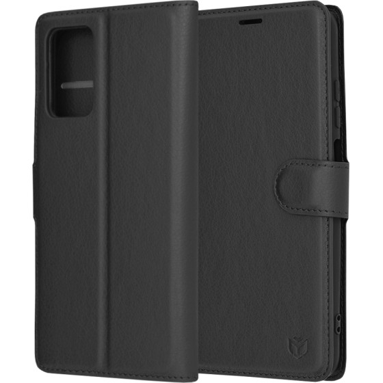Techsuit - Leather Folio - Xiaomi Redmi 10 / Redmi 10 2022 - Black