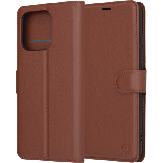 Techsuit - Leather Folio - Xiaomi Redmi 12C - Brown