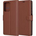 Techsuit - Leather Folio - Xiaomi Redmi Note 12 Pro 5G - Brown
