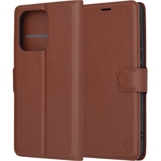 Techsuit - Leather Folio - Xiaomi Redmi Note 13 4G - Brown