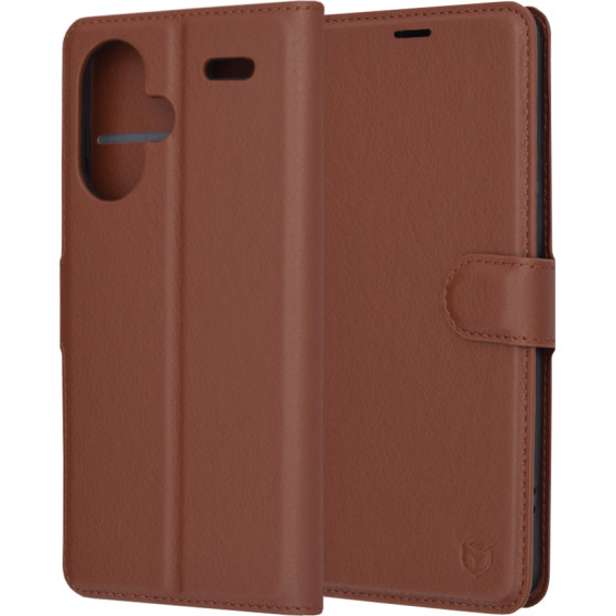 Techsuit - Leather Folio - Xiaomi Redmi Note 13 Pro+ 5G - Brown
