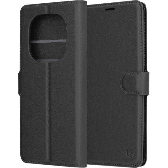 Techsuit - Leather Folio - Xiaomi Redmi Note 14 Pro 4G / Poco F7 - Black