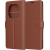 Techsuit - Leather Folio - Xiaomi Redmi Note 14 Pro 4G / Poco F7 - Brown