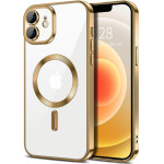 Techsuit - Luxury Crystal MagSafe - iPhone 12 - Gold